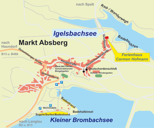 Ortskarte Absberg