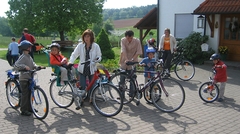 Ferienhaus Hofmann - Fahrradtour mit befreundeten Urlaubsfamilien