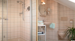 Fewo Seeblick - Badezimmer mit Dusche / WC