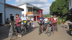 Ferienhaus Hofmann - Radgruppe kurz vor dem Aufbruch