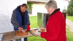 Ferienhaus Hofmann - Pizza satt nach dem Wandern